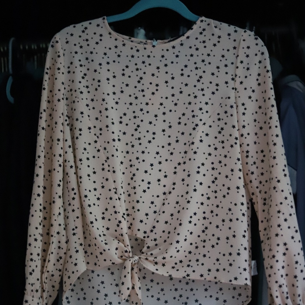 Pink star shirt